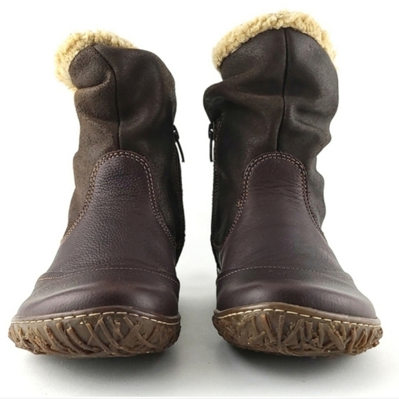 El Naturista Lista Nido Women's Brown Leather Suede Insulated Winter Boots Sz 36 - Picture 5 of 15